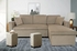 NAPOLI 2 + 2 Seater Electric Recliner Sofa Set in Grey Faux Suede