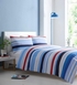 New Duvet Sets Quilt Cover Pillow cases Modern Blue Aqua White Stripe Bedding