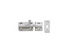 Counterflap Brass Hinge H30 x W100mm x T3mm Chrome Plated